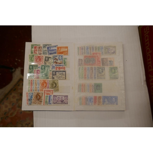 170 - Stamps - Commonwealth albums and stock book