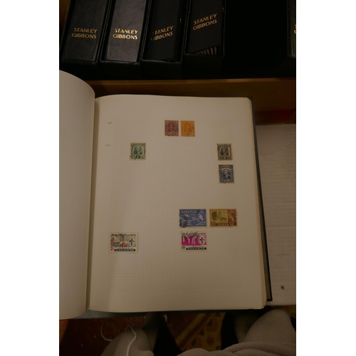 170 - Stamps - Commonwealth albums and stock book