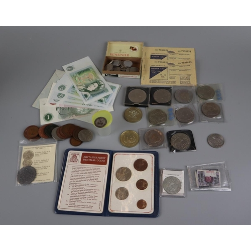 117 - Coins to include silver etc