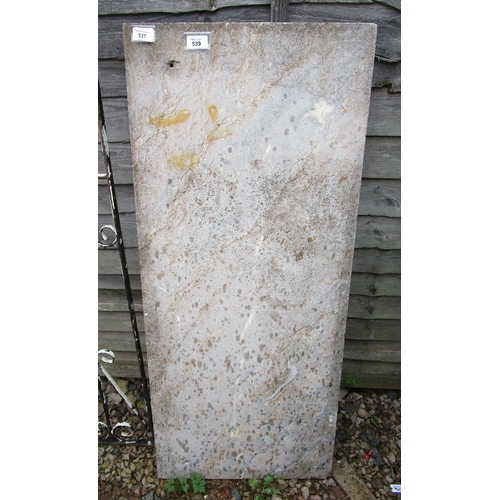 539 - Marble worktop