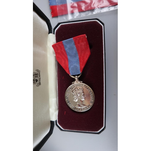 115 - Boxed Imperial Service Medal - Miss Kathleen Gertrude Stewart