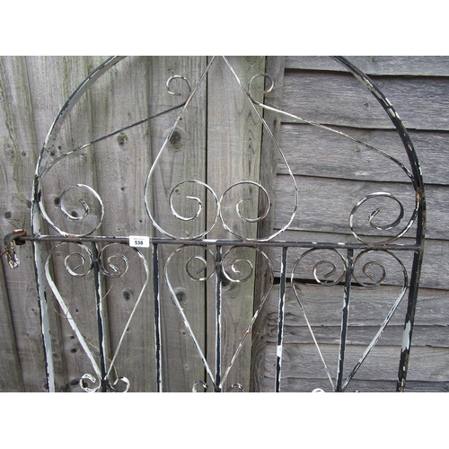 538 - Wrought iron gate