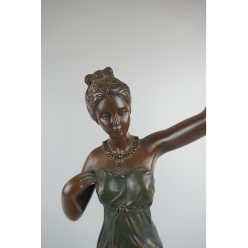 436 - Figure of maiden - Approx height: 50cm