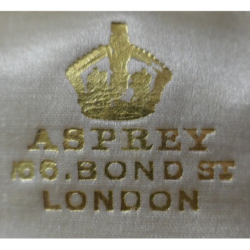 10 - Sampson Mordan cased set of 4 hallmarked silver owl menu holders for Asprey of London