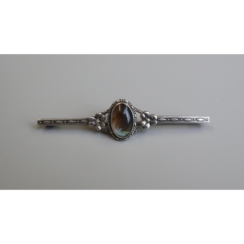 123 - Silver 1930's butterfly wing brooch