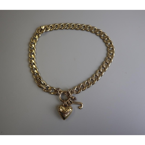 306 - Juicy Couture gilt necklace