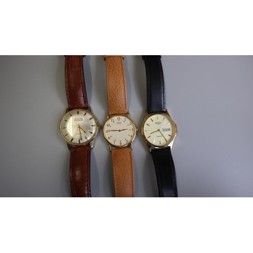 280 - 3 watches Rotary, Montine & Seiko