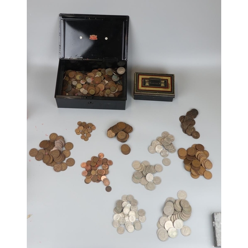 107 - Large collection of mixed coins etc