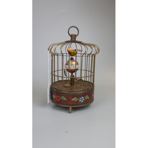 115 - Bird cage clock