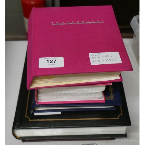 127 - 5 postcard albums