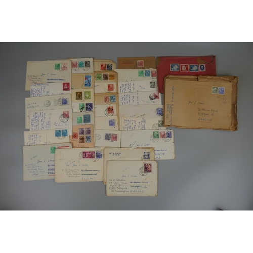 158 - Stamps - Germany 1950s commercial covers