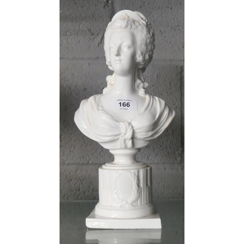 166 - Porcelain bust - Approx height: 31cm