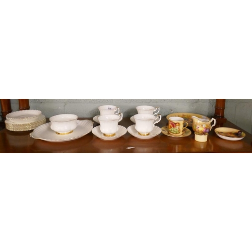 238 - Royal Albert tea set Val D'Or together with small collection of Aynsley Orchard Gold