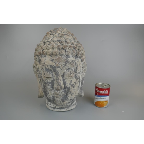 253 - Bust of the image of Buddha - Approx height: 35cm