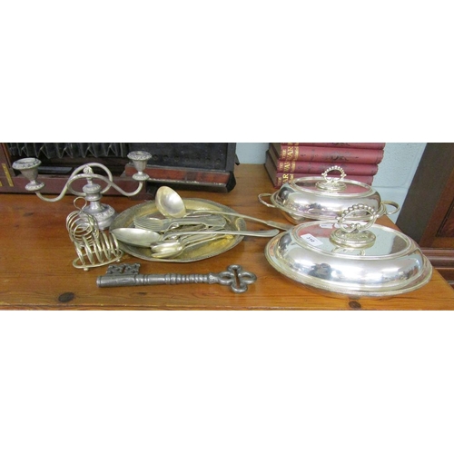 310 - Collection of silver plate