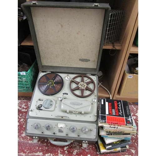331 - Ex BBC ferrograph reel to reel and tapes