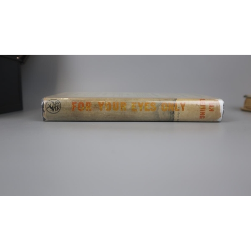 122 - 1960s first edition For Your Eyes Only by Ian Fleming in original dust cover together with a copy of... 