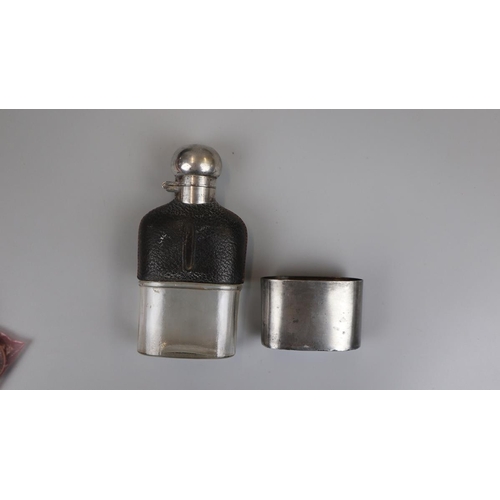 123 - 2 hip flasks