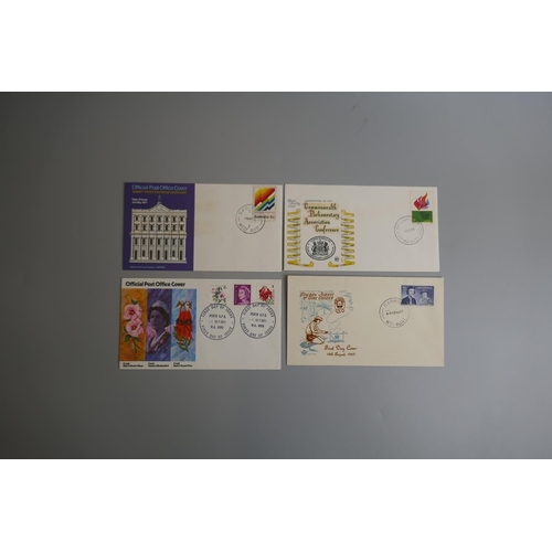 135 - Stamps - Australian plain/illustrated FDCs