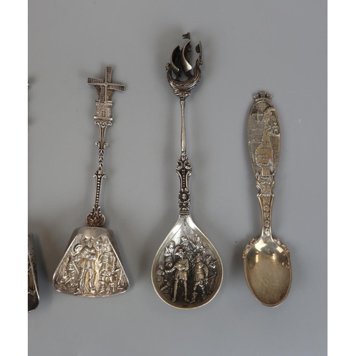 16 - Collection of silver and white metal