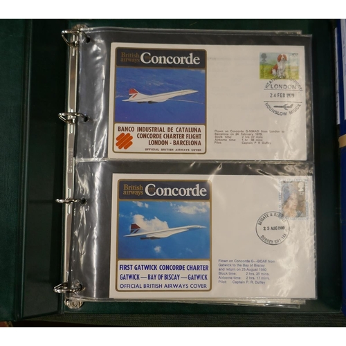 162 - Stamps - Aviation covers including Concord