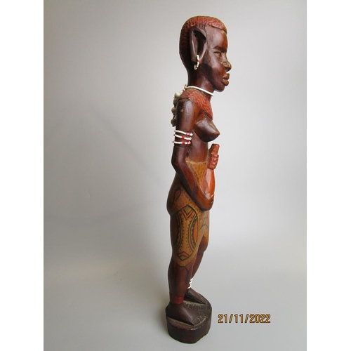 267 - Collection of African carved figures