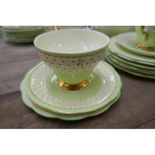 277 - Floral tea set