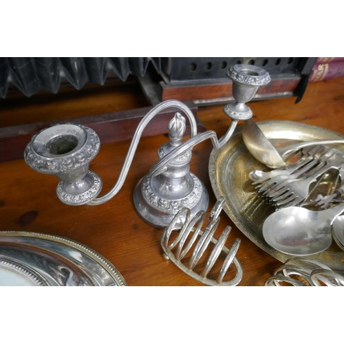 310 - Collection of silver plate