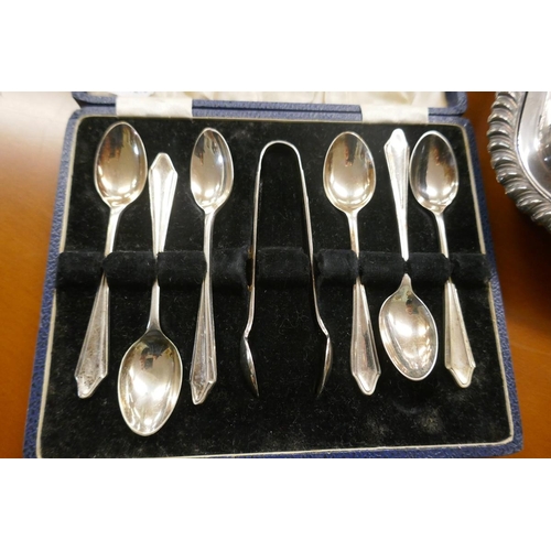313 - Collection of silverplate etc