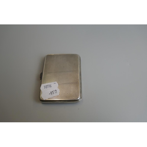 8 - Hallmarked silver cigarette case