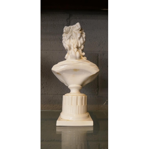 166 - Porcelain bust - Approx height: 31cm