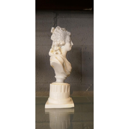 166 - Porcelain bust - Approx height: 31cm