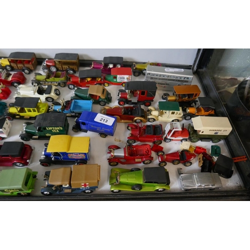 213 - Collection of die cast cars to include Corgi & Matchbox