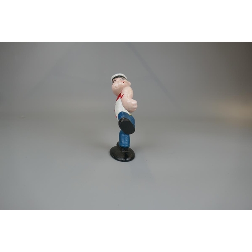 217 - Cast iron Popeye Figure