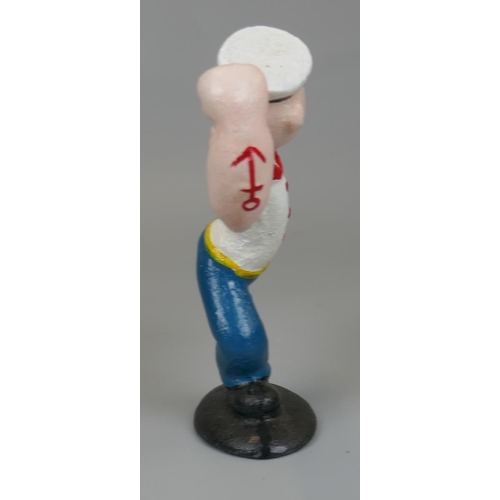 217 - Cast iron Popeye Figure