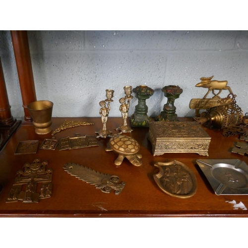 239 - Collection of interesting brass items