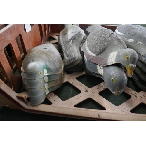 243 - 25 shell pigeon decoys