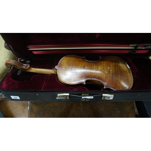 282 - Antique full size violin