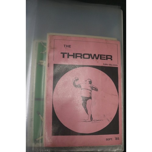 161 - Ephemera athletic programmes and magazines