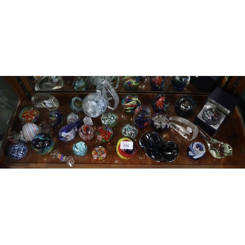 235 - Collection of paperweights