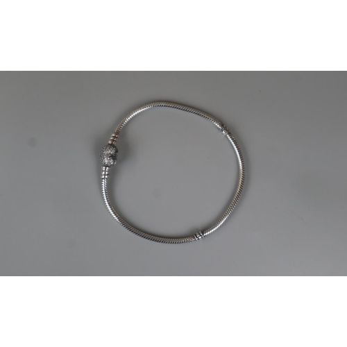 78 - Silver Pandora bracelet