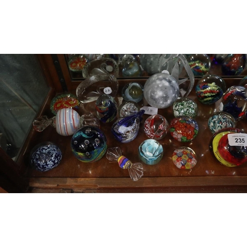 235 - Collection of paperweights