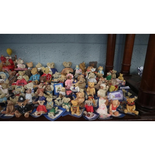 254 - Collection of Colour Box teddy figures 