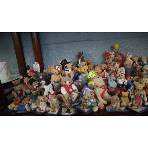 254 - Collection of Colour Box teddy figures 