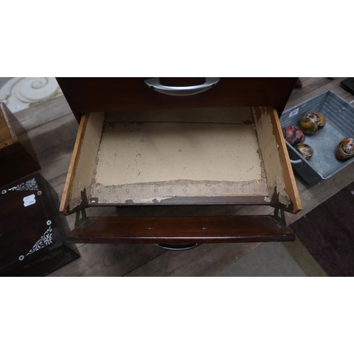 305 - Small table top 4 drawer music chest