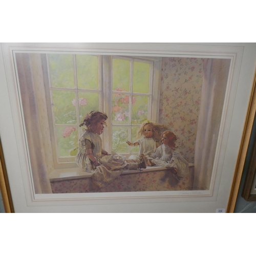 315 - L/E signed print - Sitting Pretty by Geoffrey Robinson