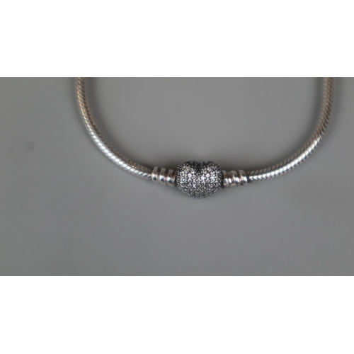 78 - Silver Pandora bracelet