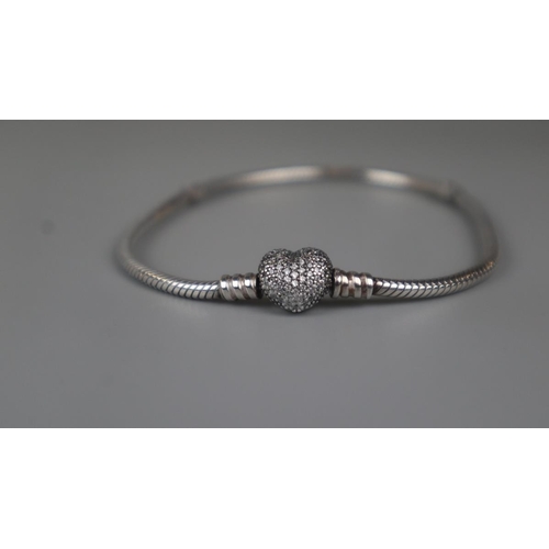 78 - Silver Pandora bracelet