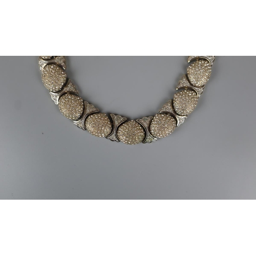 79 - Imperial Gold Pave diamante choker