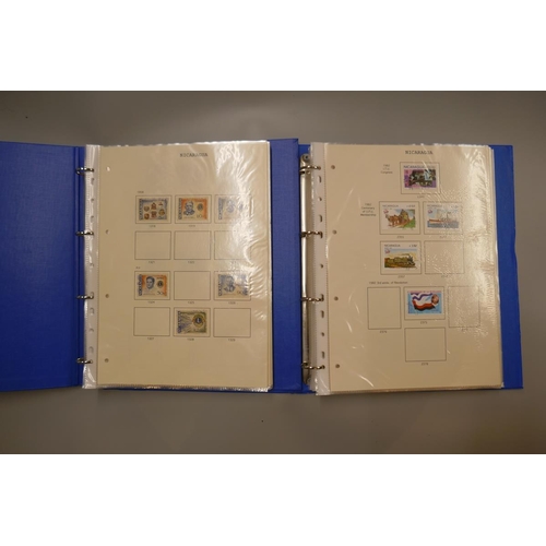103 - Stamps - Nicaragua 1958-1990 2 volume collection